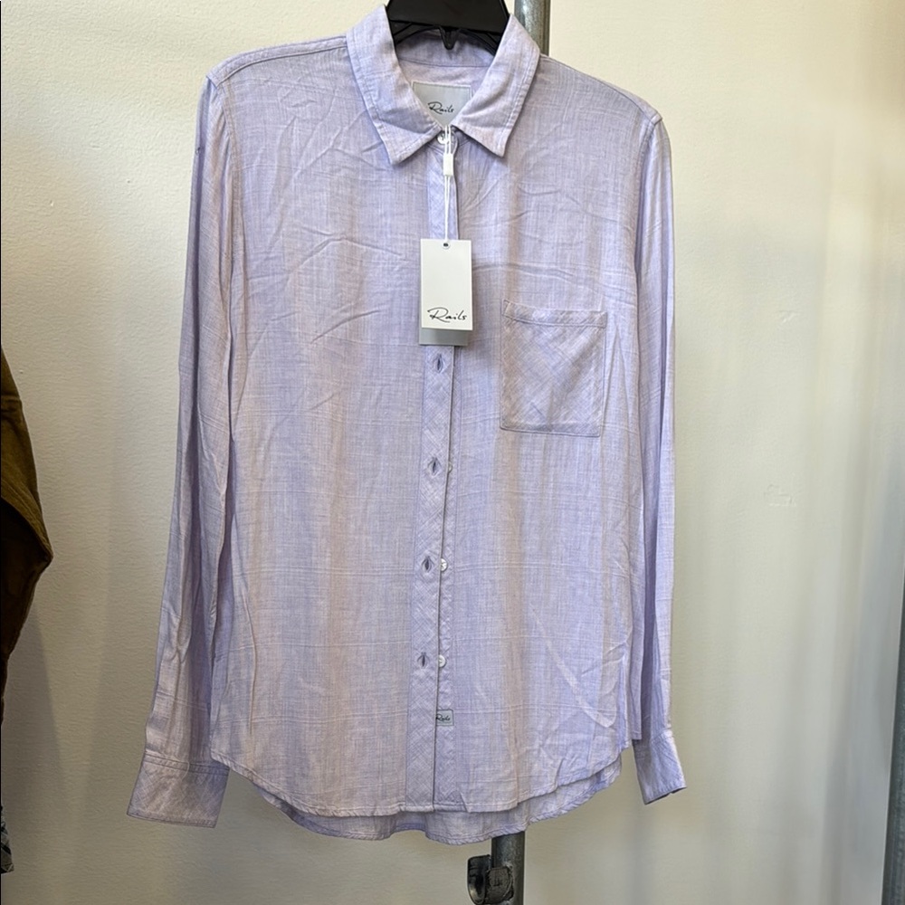 Amazing Rails Purple Casual Shirt Lightweight Fabric